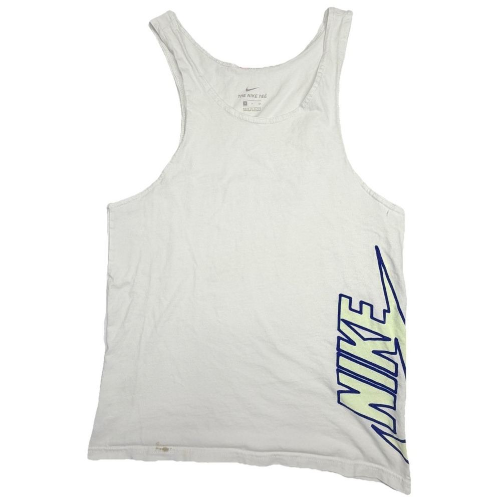 Nike Sportswear Festival Revolution Tank Top Men's Small White Graphic